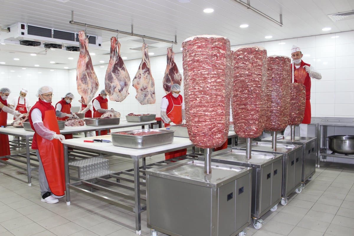Saafi Döner üretim aşaması